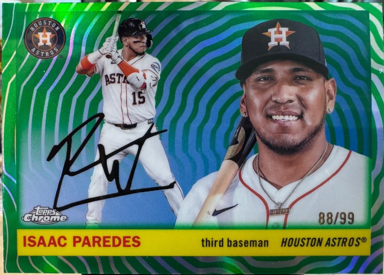 Isaac Paredes [Green Vibrations Refractor] #40