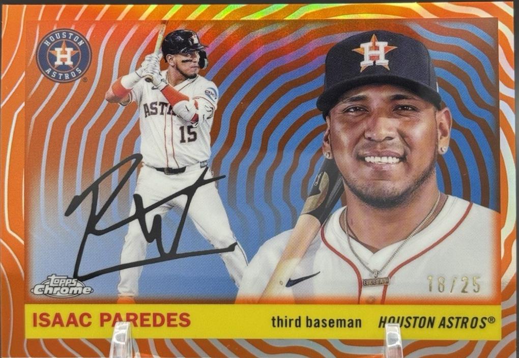 Isaac Paredes [Orange Vibrations Refractor] #40