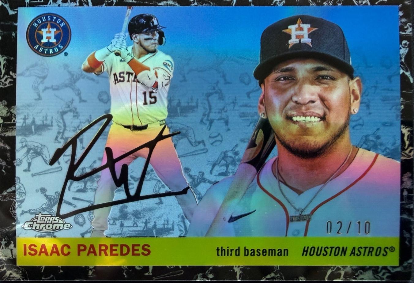 Isaac Paredes [Toile Cream Black Refractor] #40