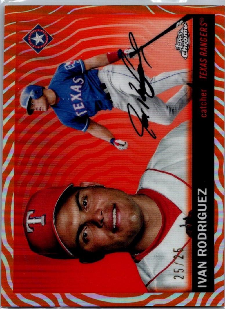 Ivan Rodriguez [Orange Refractor] #494