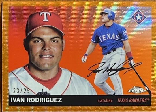 Ivan Rodriguez [Orange Wave] #494