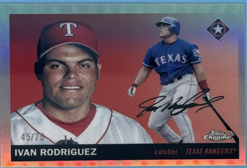 Ivan Rodriguez [Rose Gold Refractor] #494