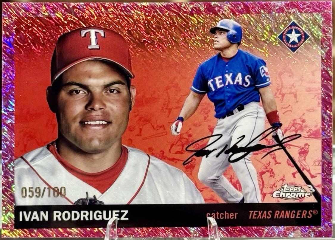 Ivan Rodriguez [Toile Cream Fuchsia Shimmer] #494