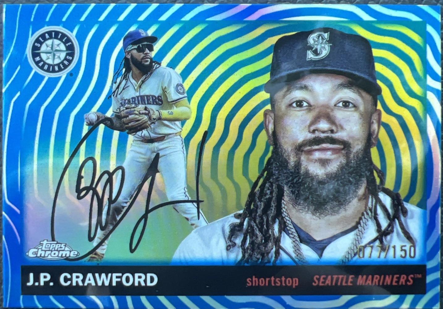 J.P. Crawford [Blue Vibrations Refractor] #138