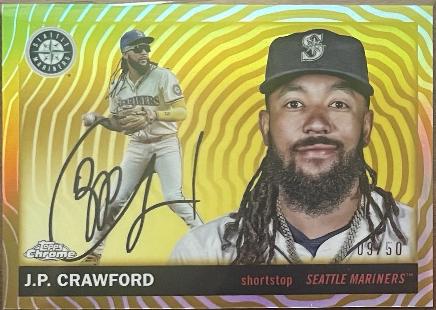 J.P. Crawford [Gold Vibrations Refractor] #138