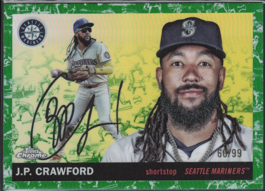 J.P. Crawford [Toile White Green Refractor] #138