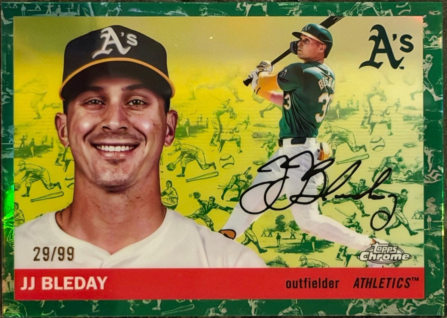 JJ Bleday [Toile White Green Refractor] #74