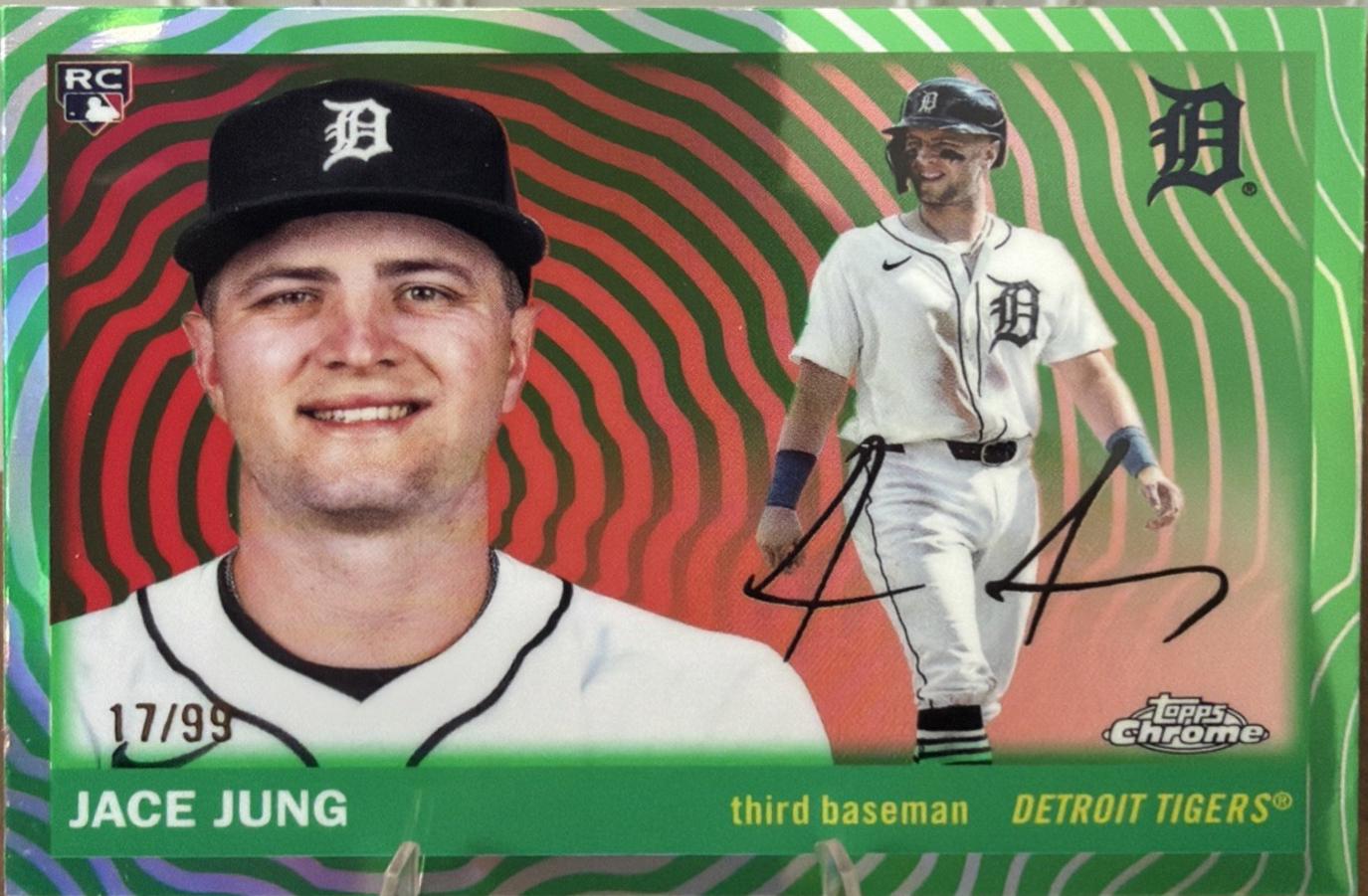Jace Jung [Green Vibrations Refractor] #257
