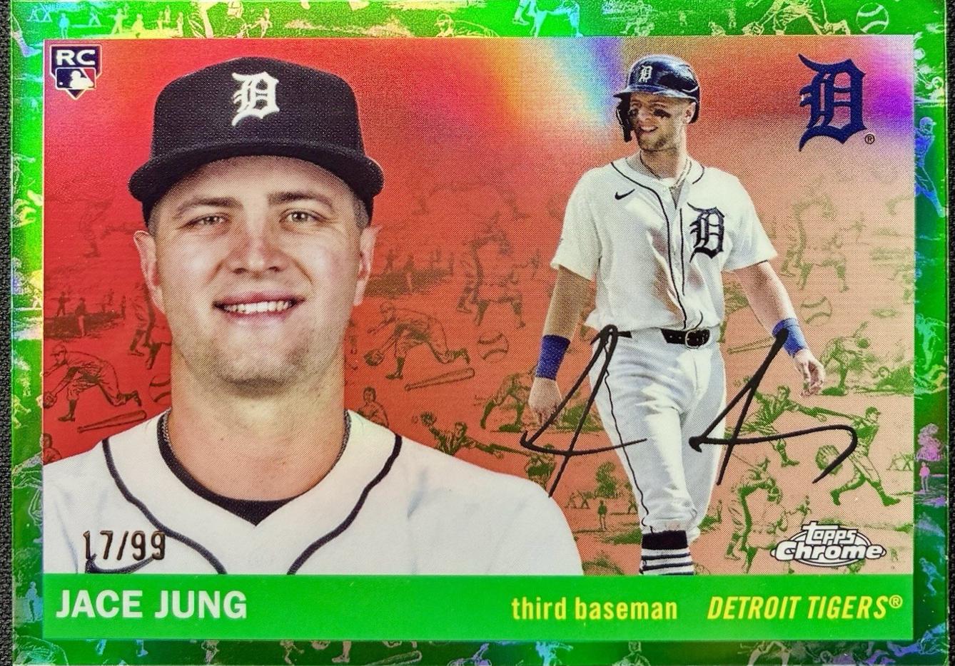 Jace Jung [Toile White Green Refractor] #257