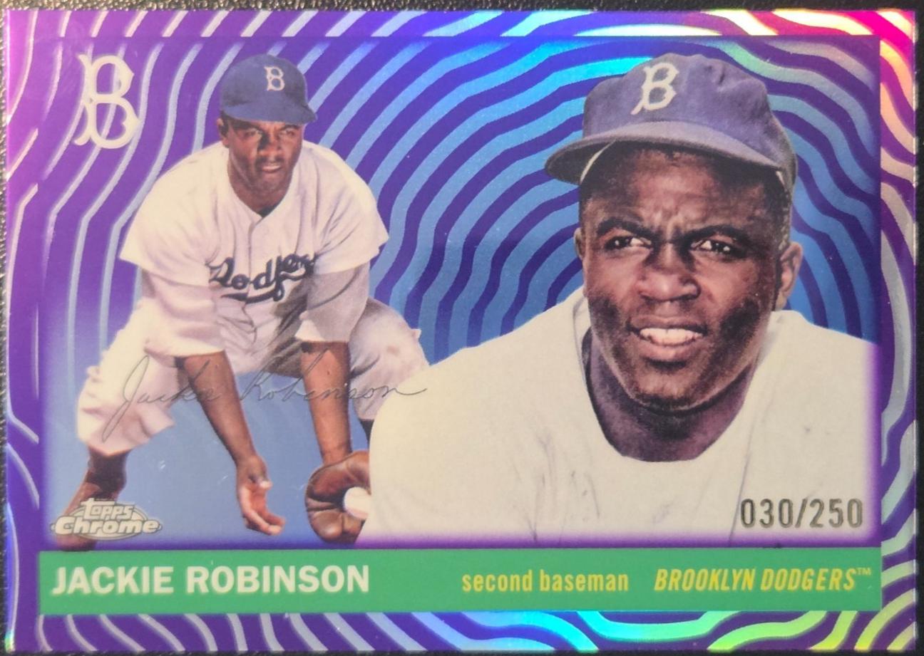 Jackie Robinson [Vibrations Refractor] #480