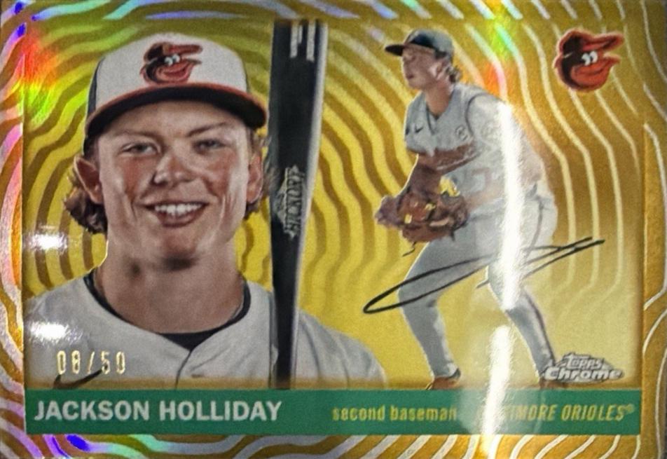 Jackson Holliday [Gold Vibrations Refractor] #67