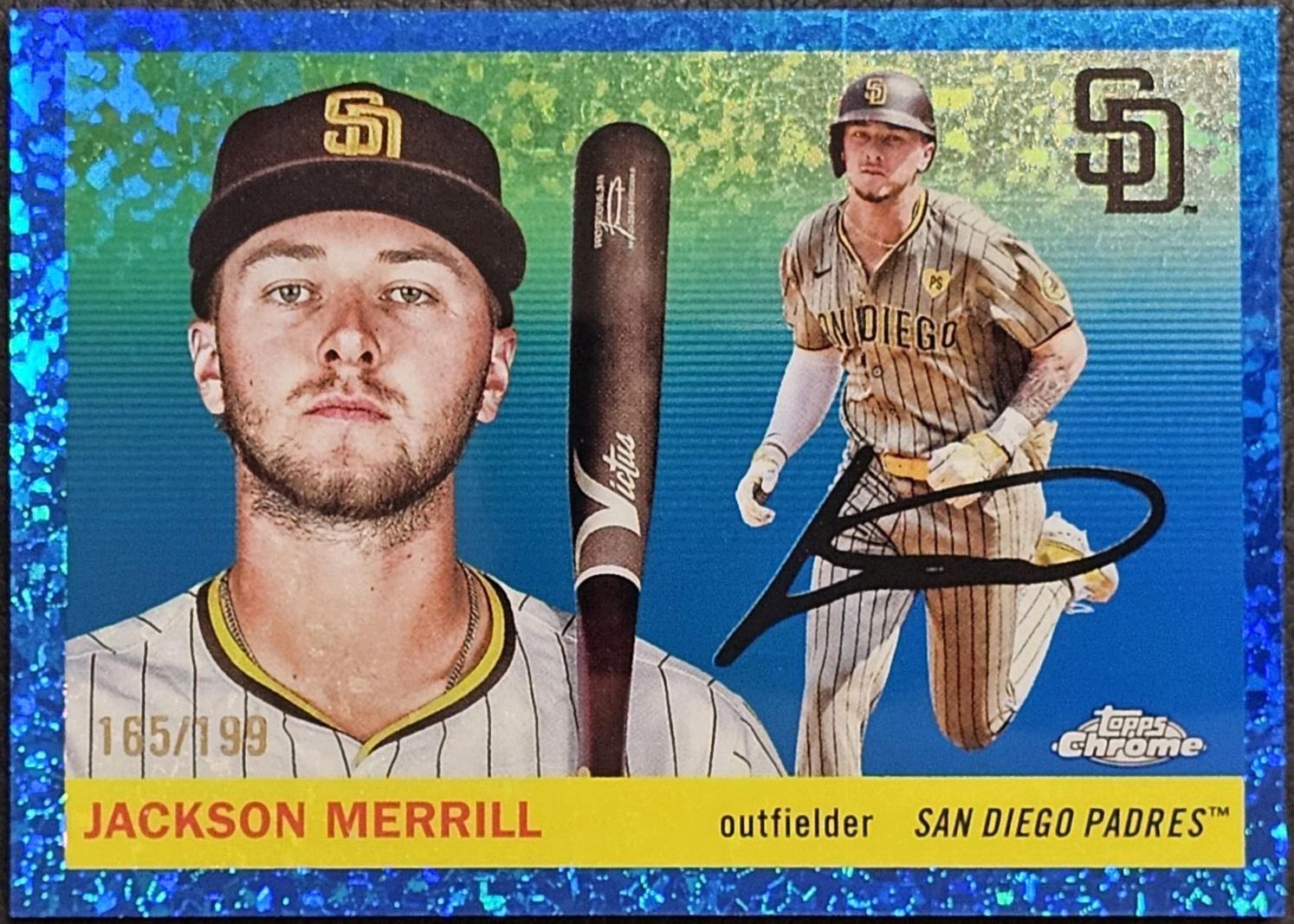 Jackson Merrill [Blue Mini-Diamond Refractor] #123