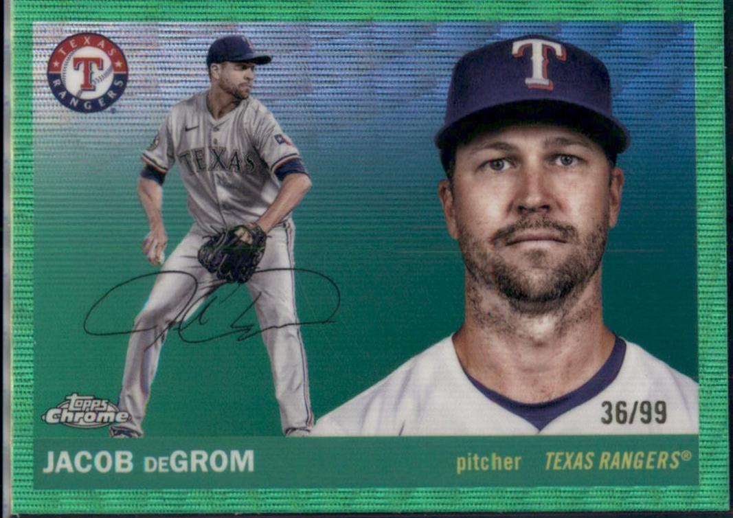 Jacob deGrom [Green Wave Refractor] #112