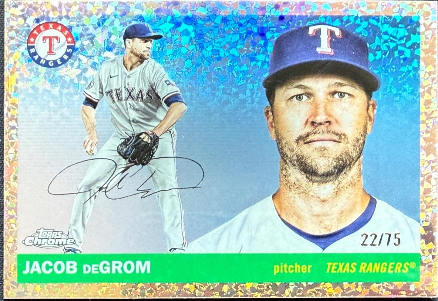 Jacob deGrom [Rose Gold Mini-Diamond Refractor] #112