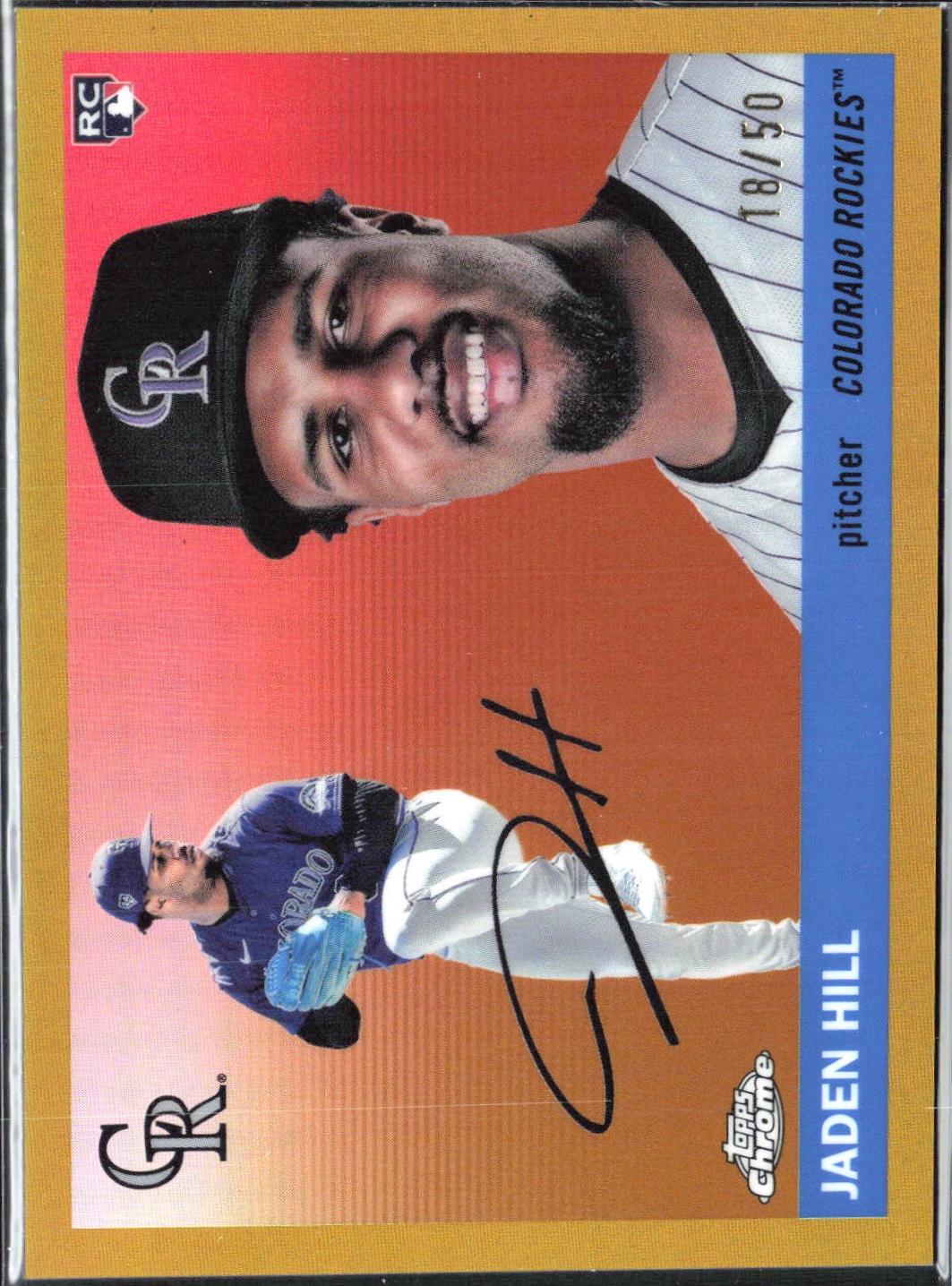 Jaden Hill [Gold Refractor] #221