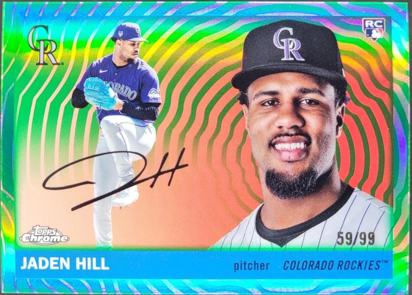 Jaden Hill [Green Vibrations Refractor] #221