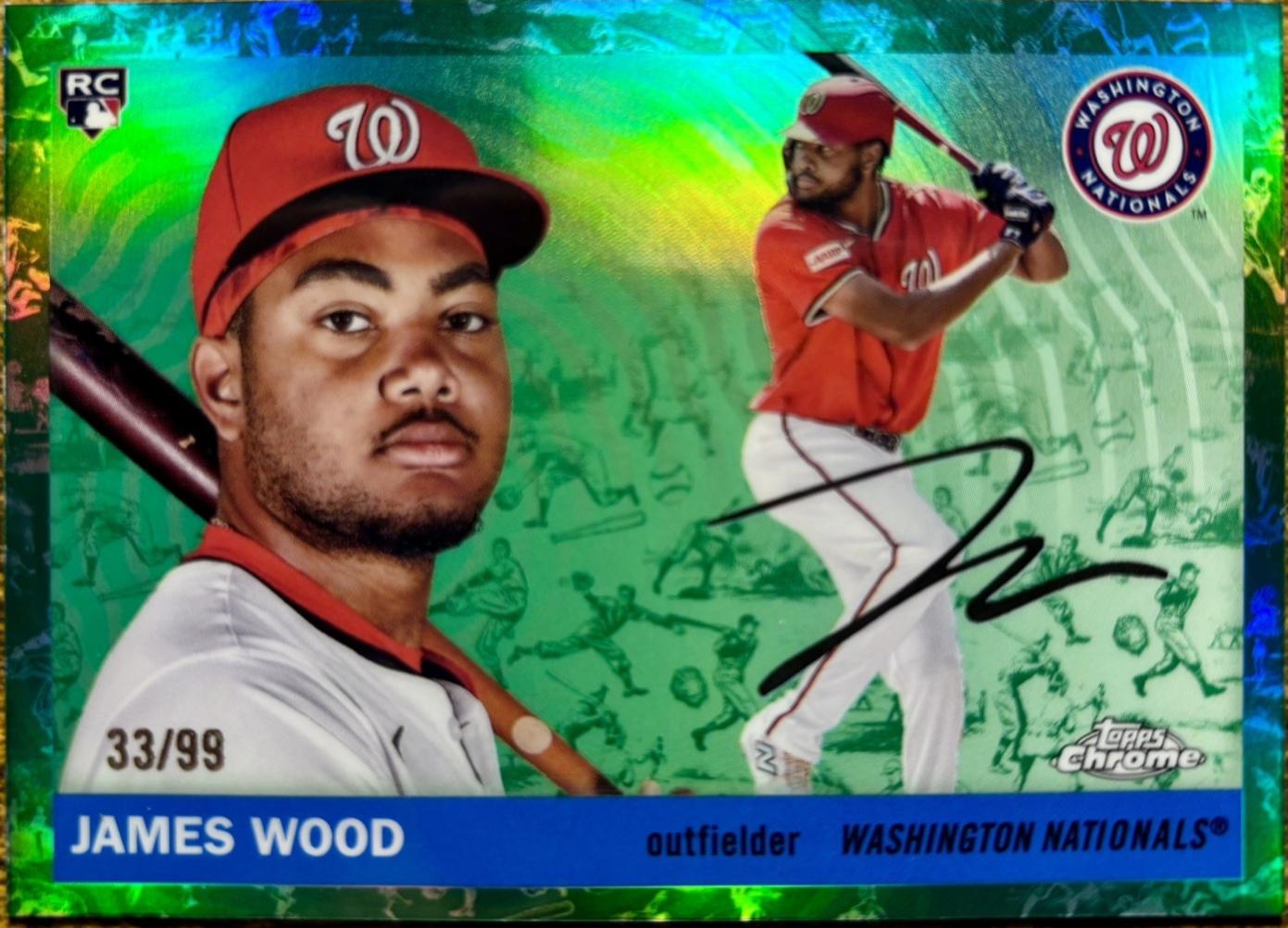 James Wood [Toile White Green Refractor] #367