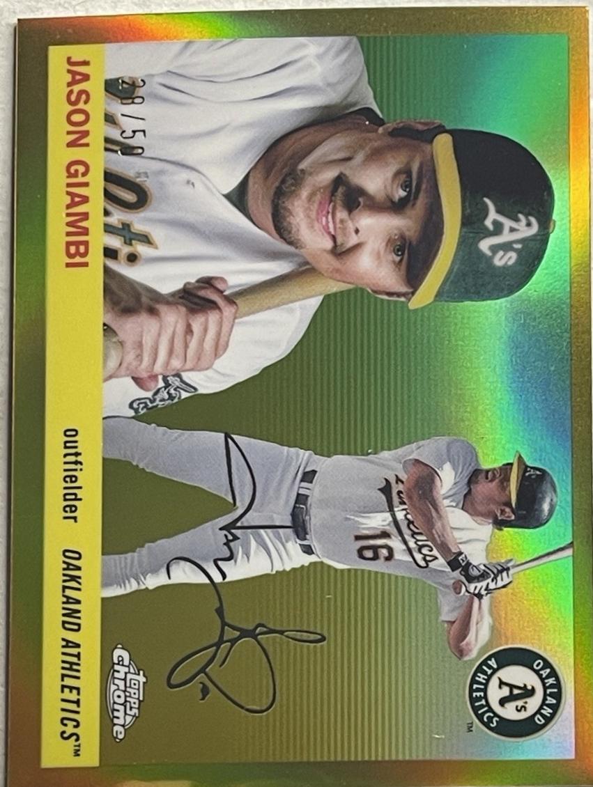 Jason Giambi [Gold Refractor] #276
