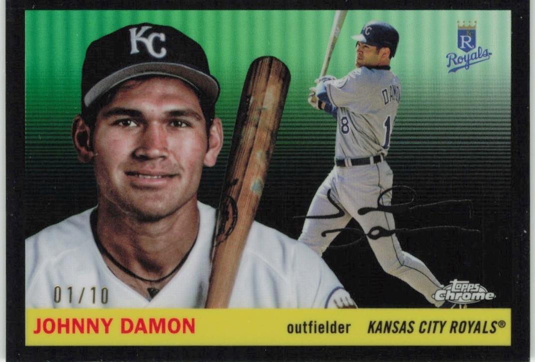 Johnny Damon [Black Refractor] #475