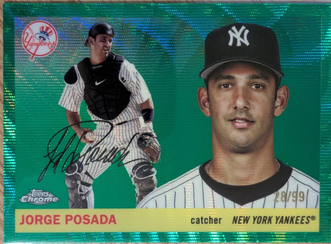 Jorge Posada [Green Wave Refractor] #422