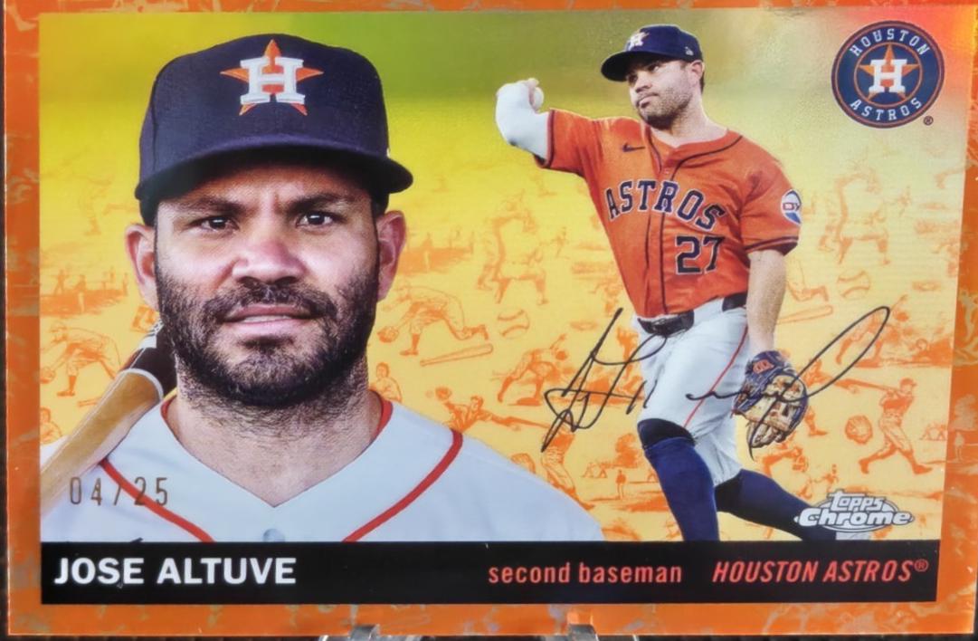 Jose Altuve [Orange Wave] #13