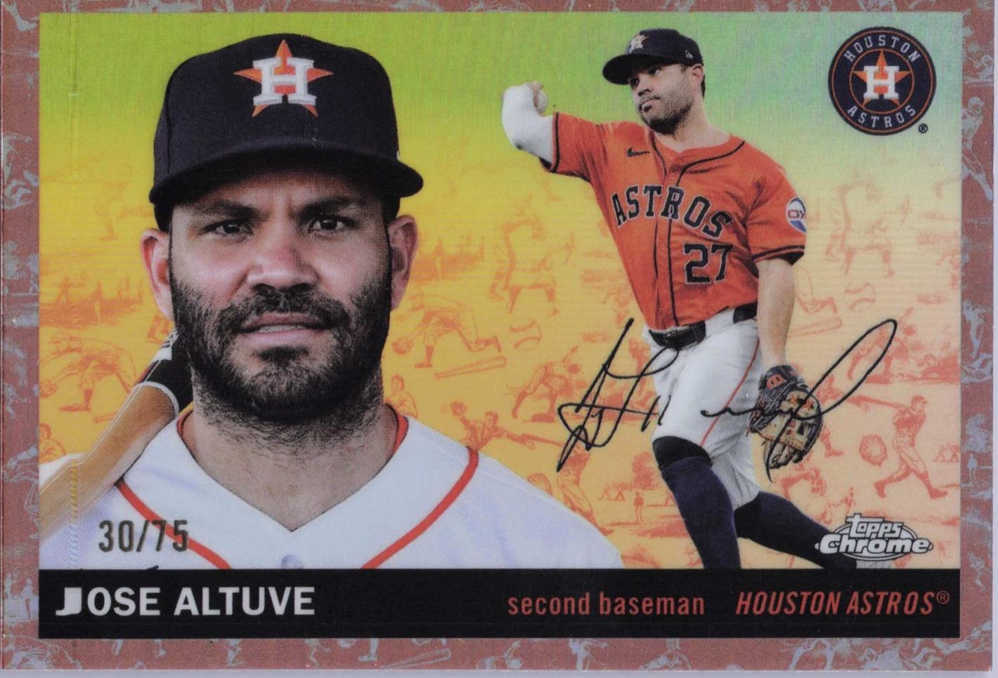 Jose Altuve [Toile Cream Rose Gold Refractor] #13