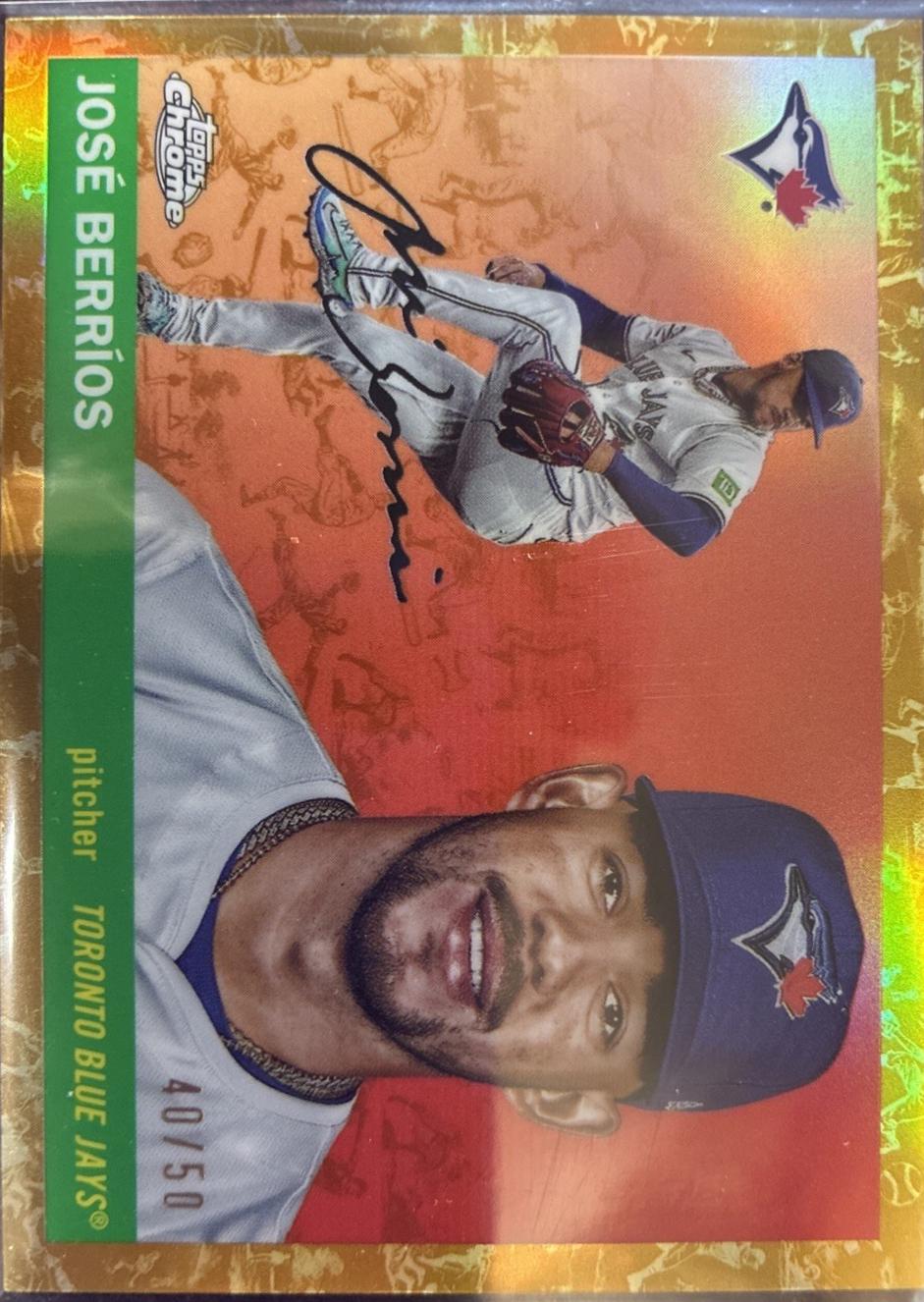 Jose Berrios [Toile Cream Gold Refractor] #131