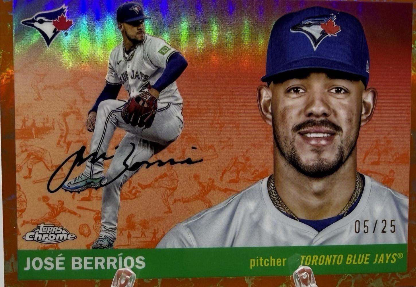 Jose Berrios [Toile White Orange Refractor] #131