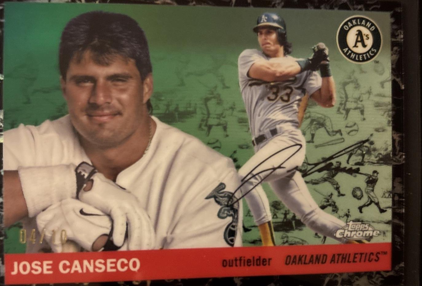 Jose Canseco [Black Refractor] #235