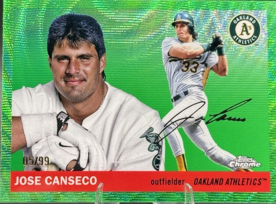 Jose Canseco [Green Wave Refractor] #235