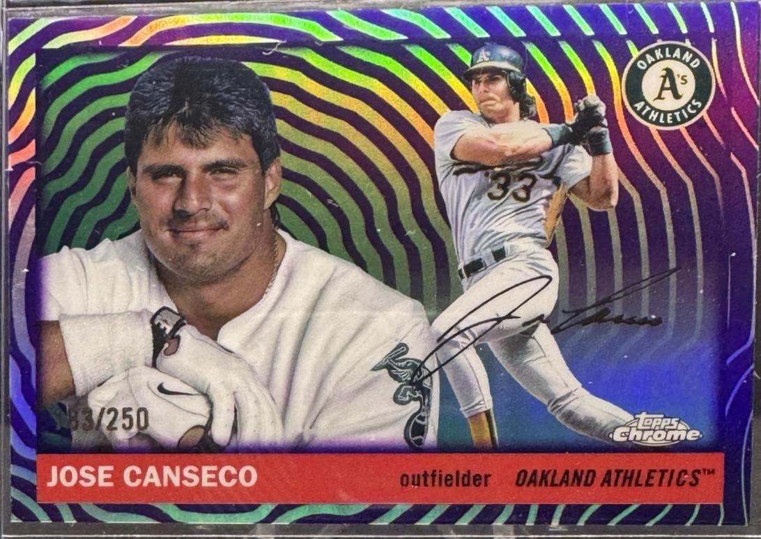 Jose Canseco [Vibrations Refractor] #235