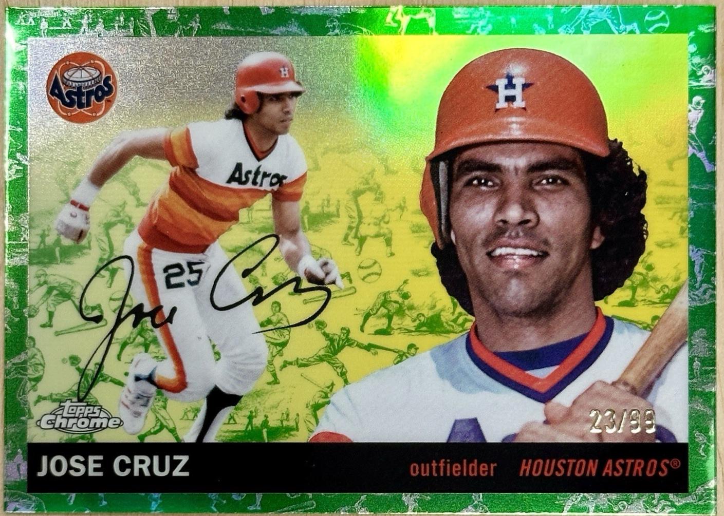 Jose Cruz [Toile White Green Refractor] #459