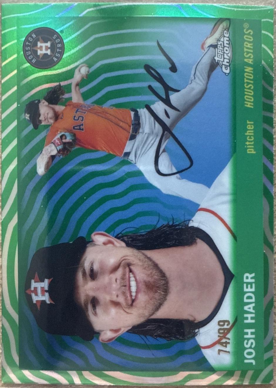 Josh Hader [Green Vibrations Refractor] #12
