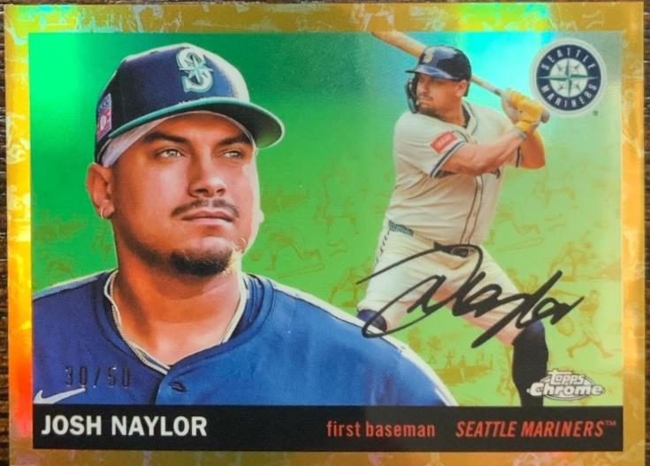 Josh Naylor [Toile Cream Gold Refractor] #11