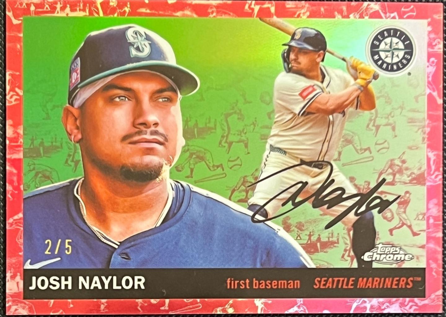 Josh Naylor [Toile Cream Red Refractor] #11