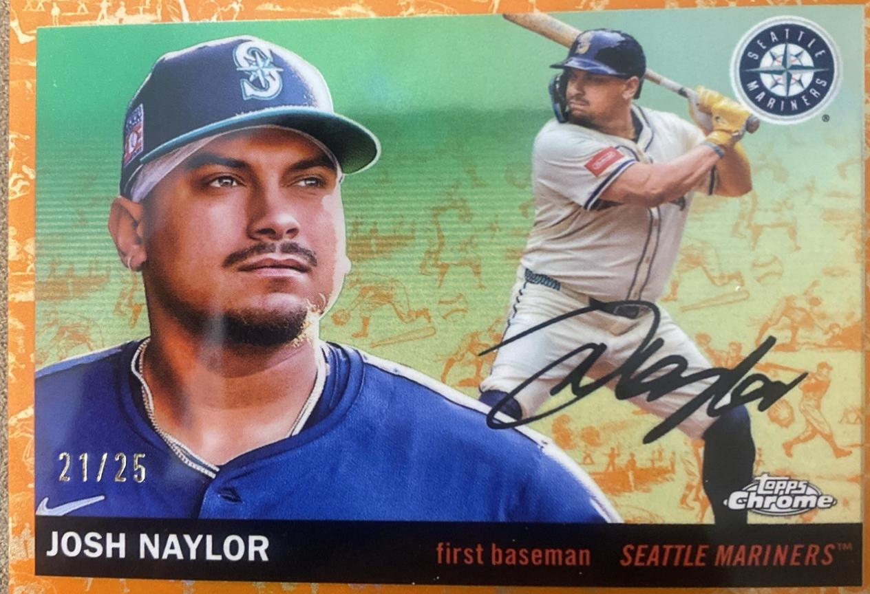 Josh Naylor [Toile White Orange Refractor] #11