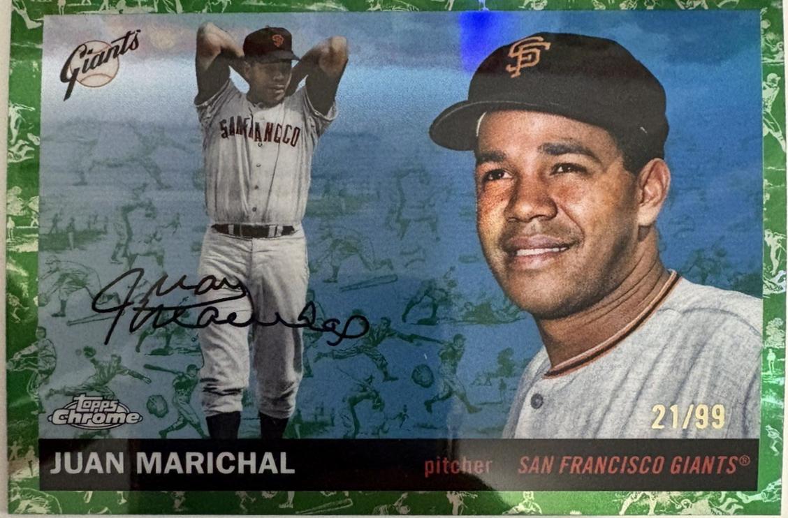 Juan Marichal [Green Vibrations Refractor] #208