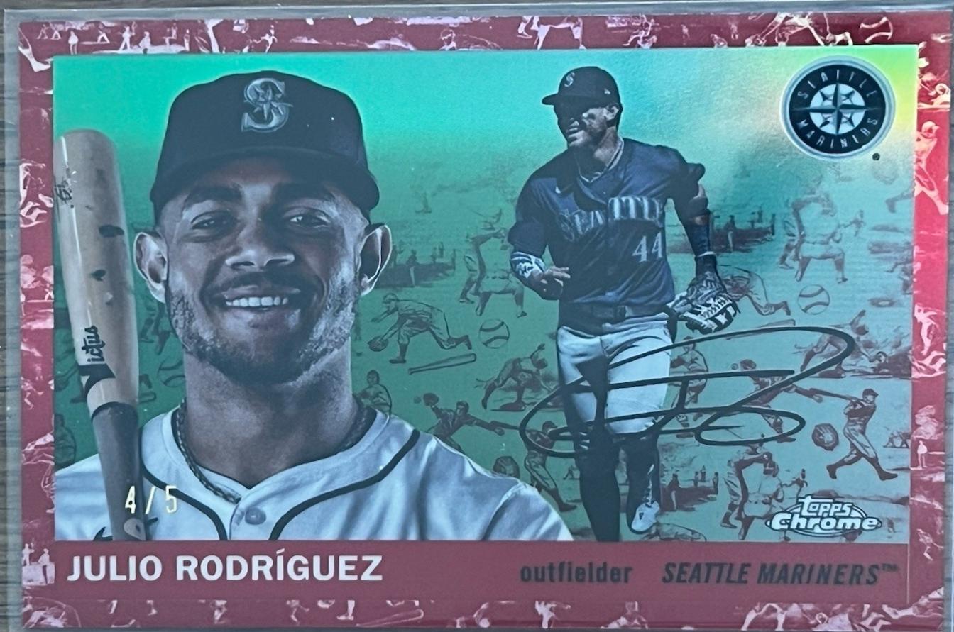 Julio Rodriguez [Toile Cream Red Refractor] #179