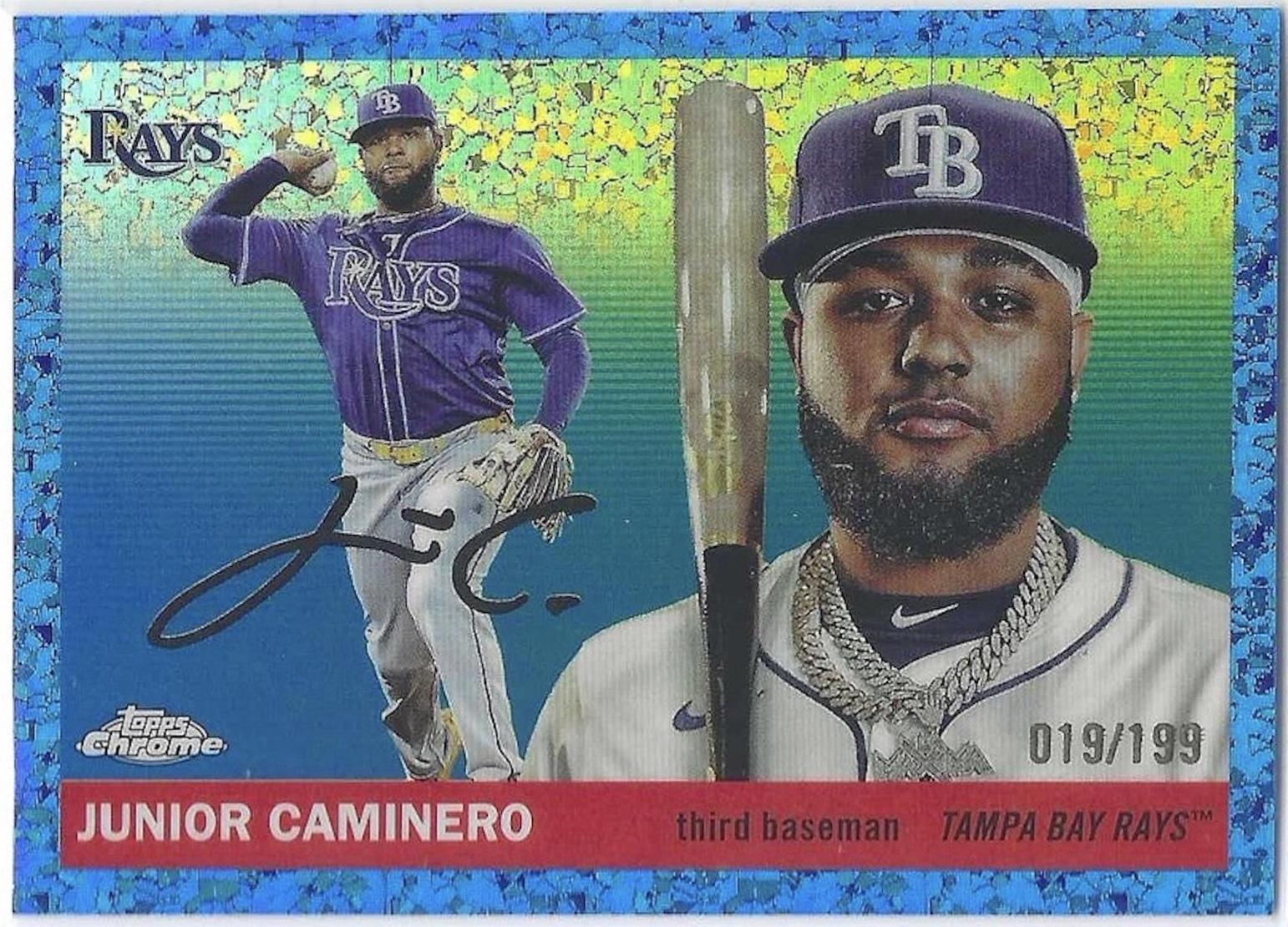 Junior Caminero [Blue Mini-Diamond Refractor] #168