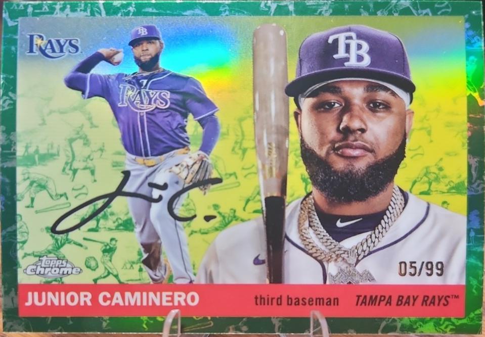 Junior Caminero [Toile White Green Refractor] #168
