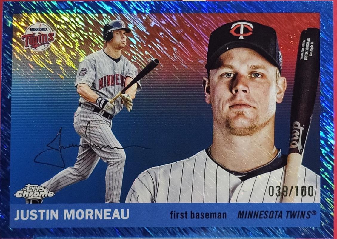 Justin Morneau [Blue Lava] #375