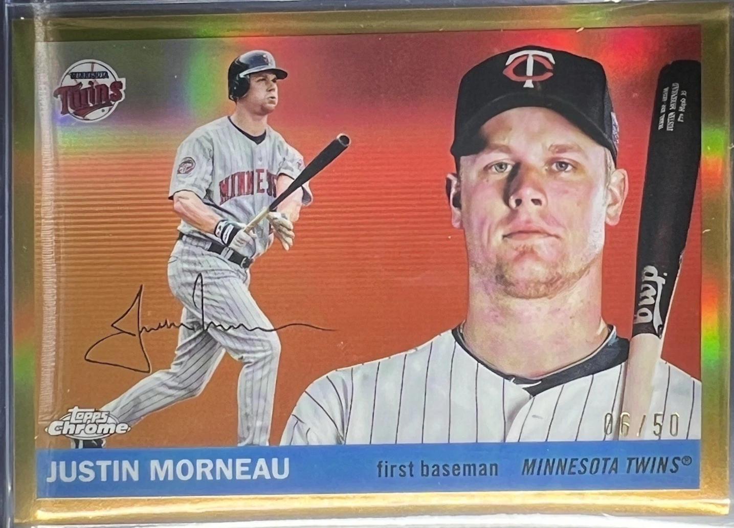 Justin Morneau [Gold Refractor] #375