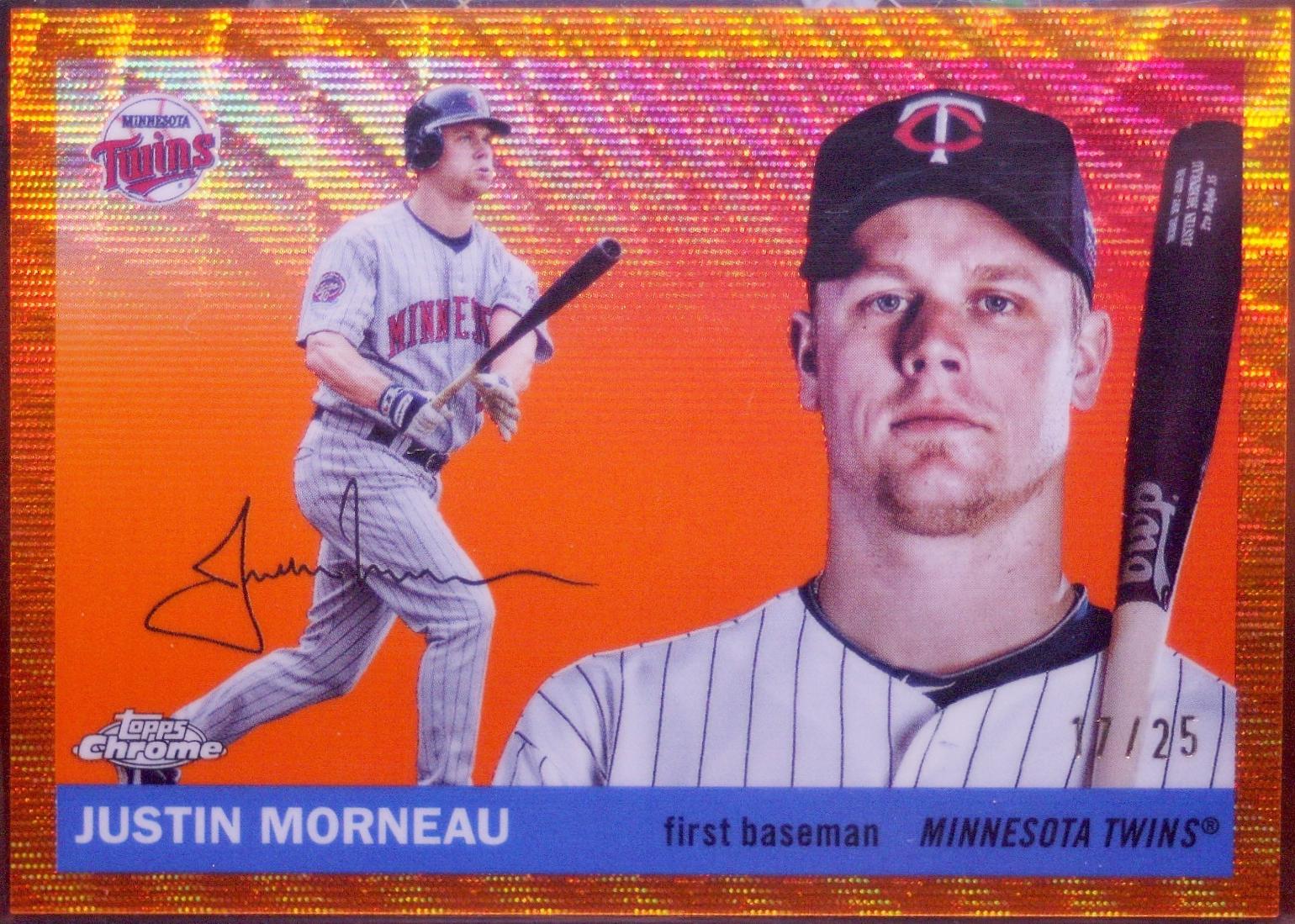 Justin Morneau [Orange Wave] #375