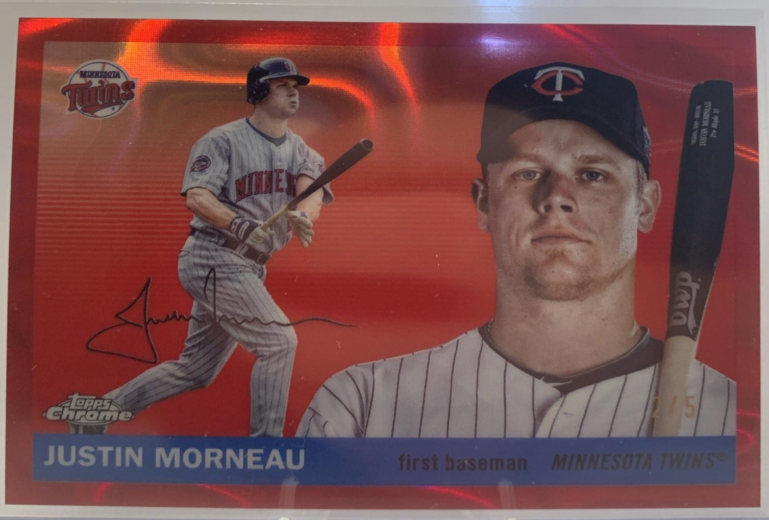 Justin Morneau [Red Lava] #375