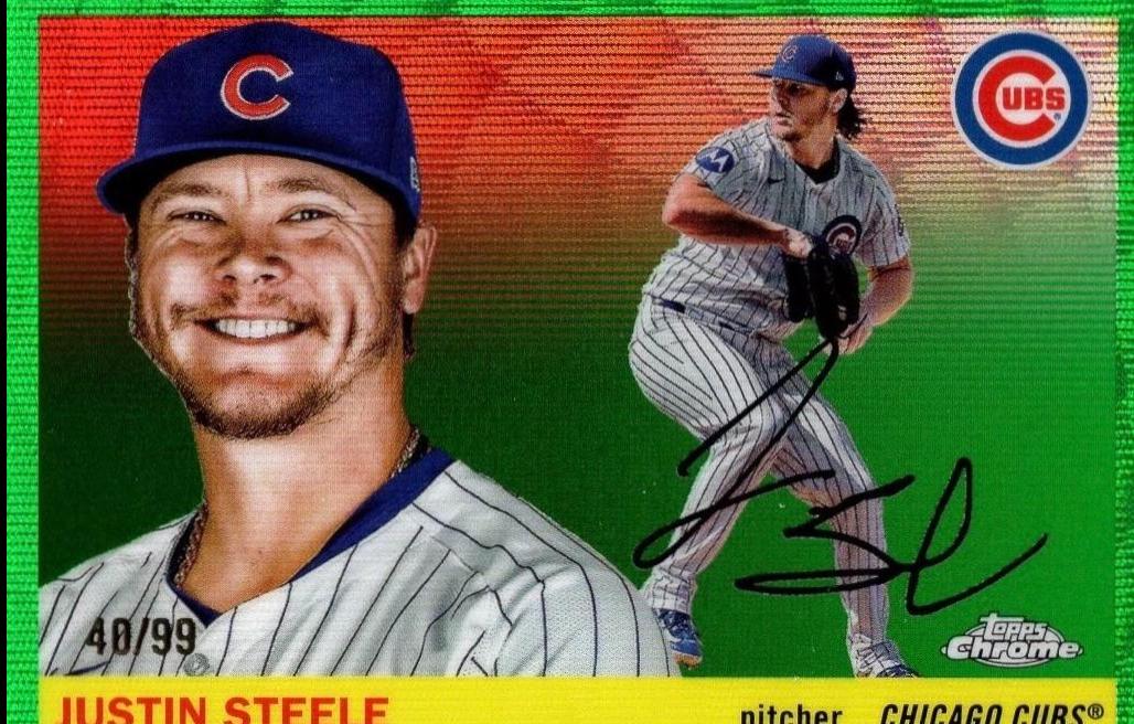 Justin Steele [Green Wave Refractor] #151
