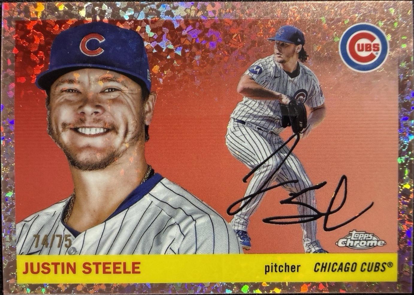 Justin Steele [Rose Gold Mini-Diamond Refractor] #151