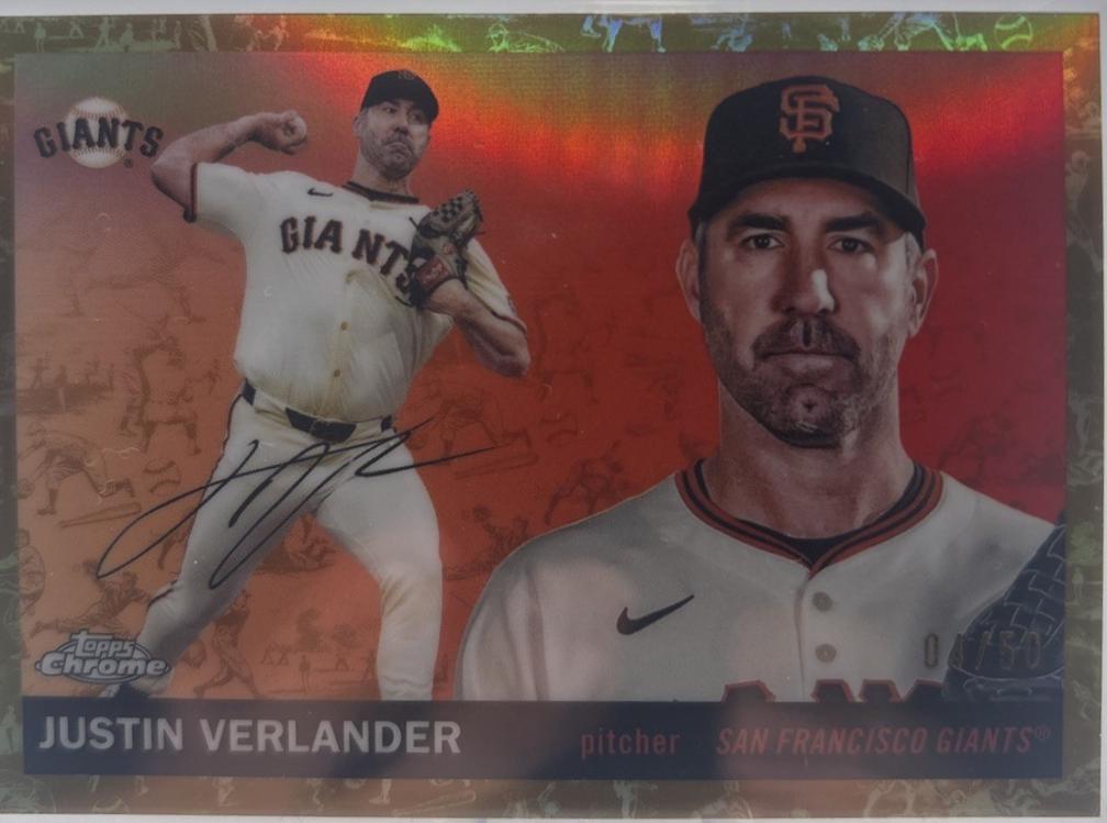 Justin Verlander [Gold Refractor] #66