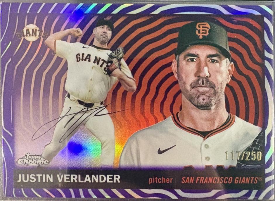 Justin Verlander [Vibrations Refractor] #66