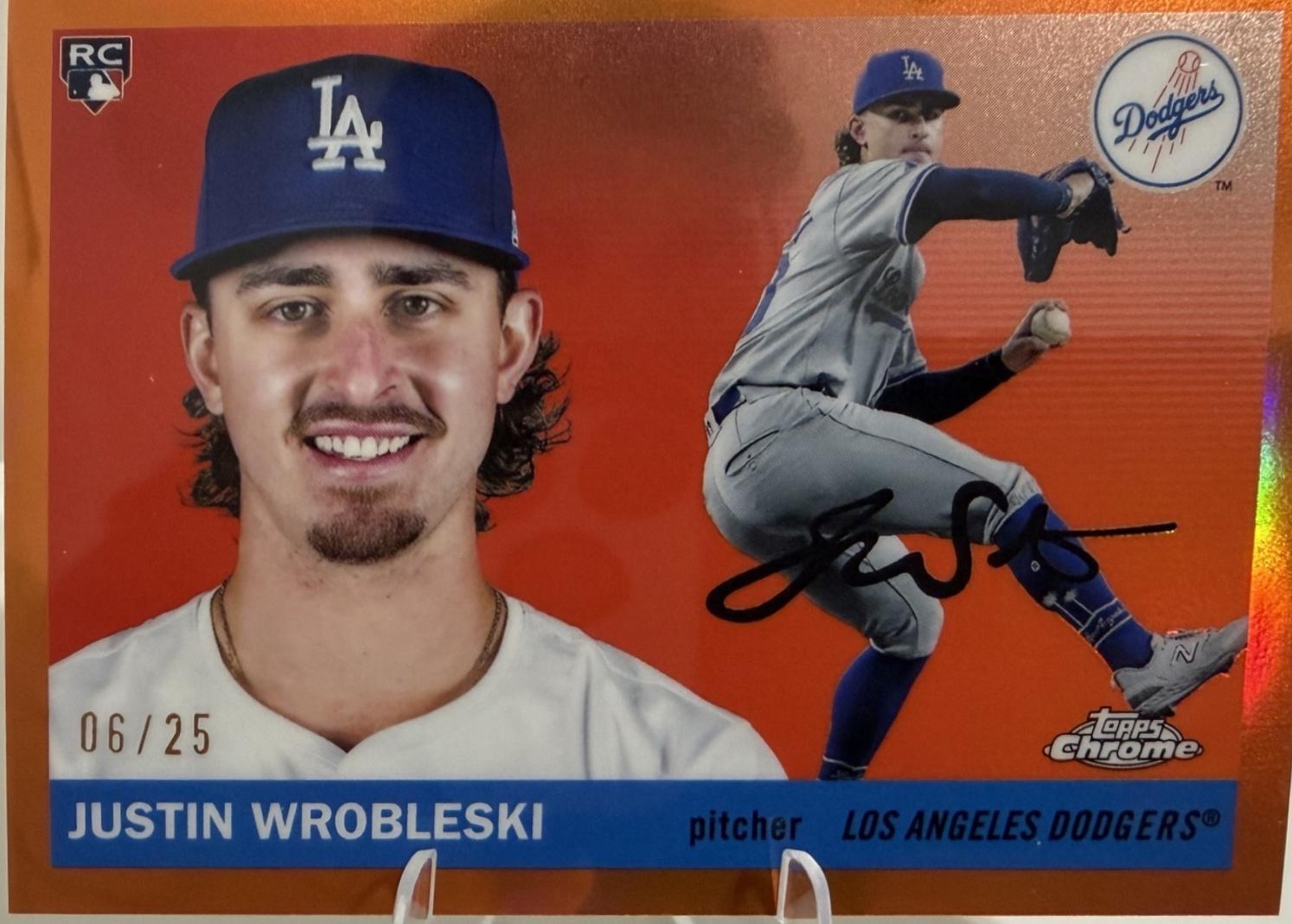 Justin Wrobleski [Orange Refractor] #393
