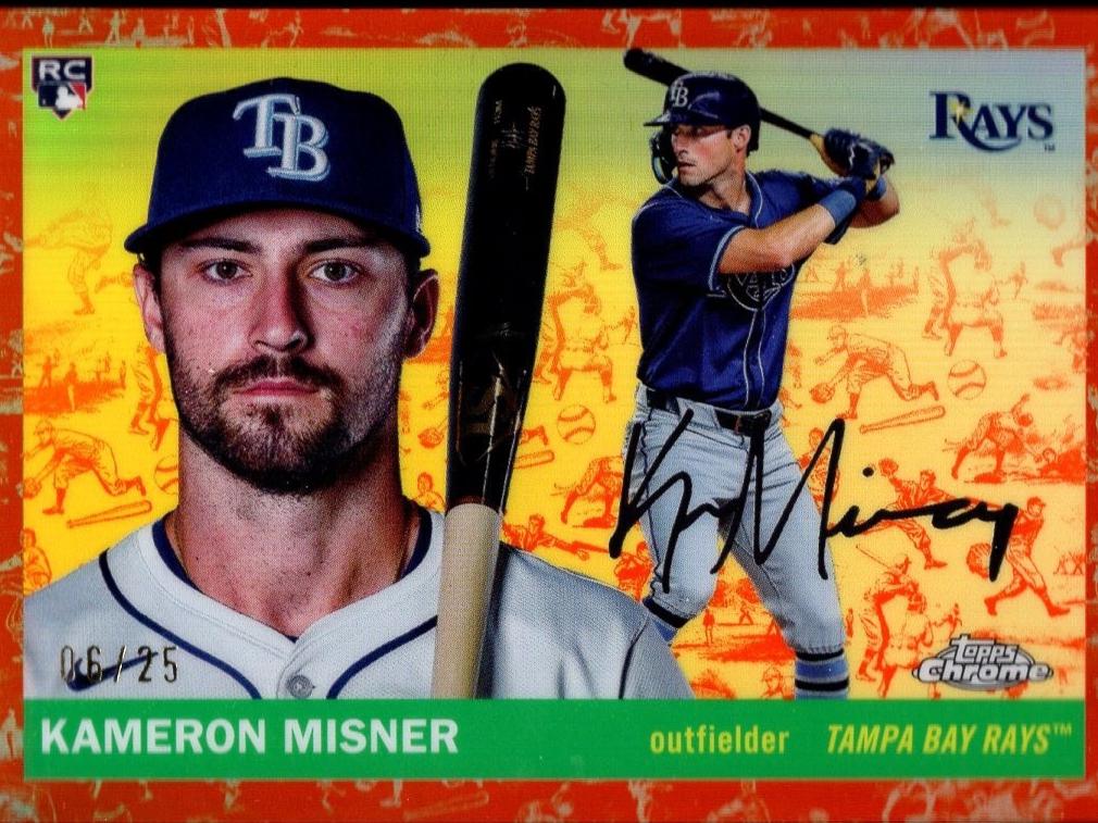 Kameron Misner [Toile White Orange Refractor] #215
